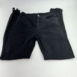 Kate Spade Saturday Black Jeans Skinny Ankle Slit Size 27